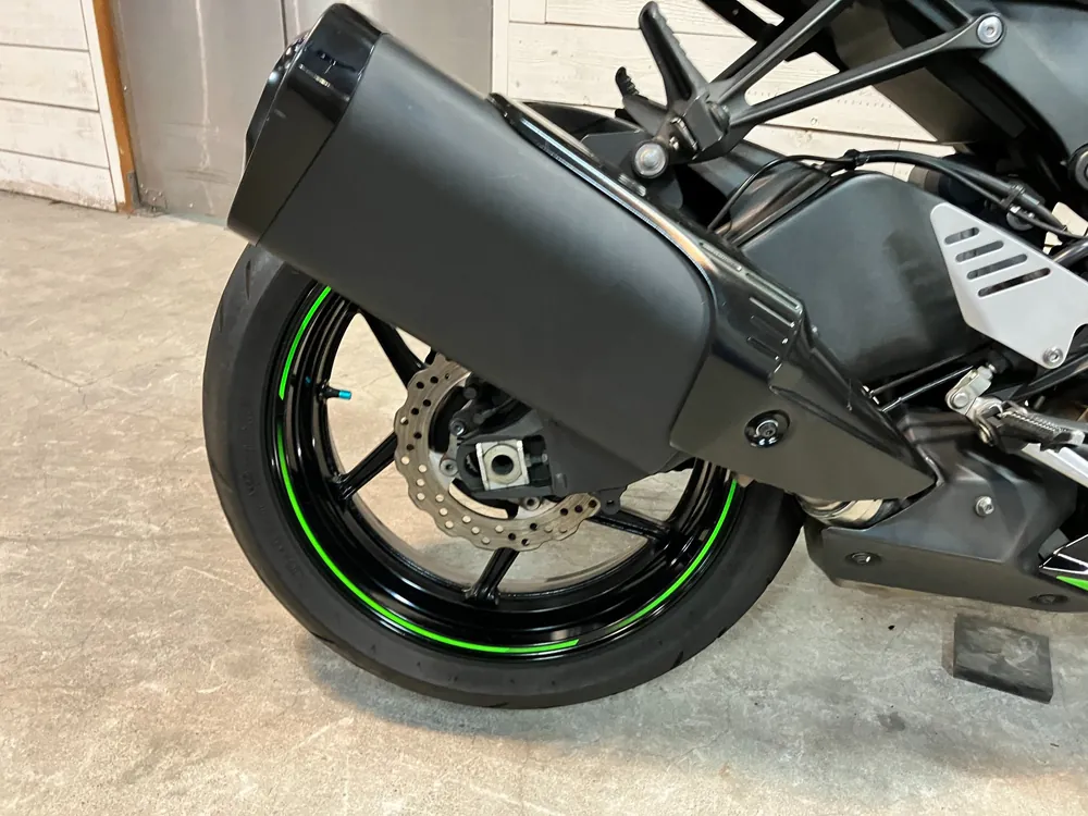 Kawasaki Ninja ZX-6RABS 2015, lime / black / white, фото 11