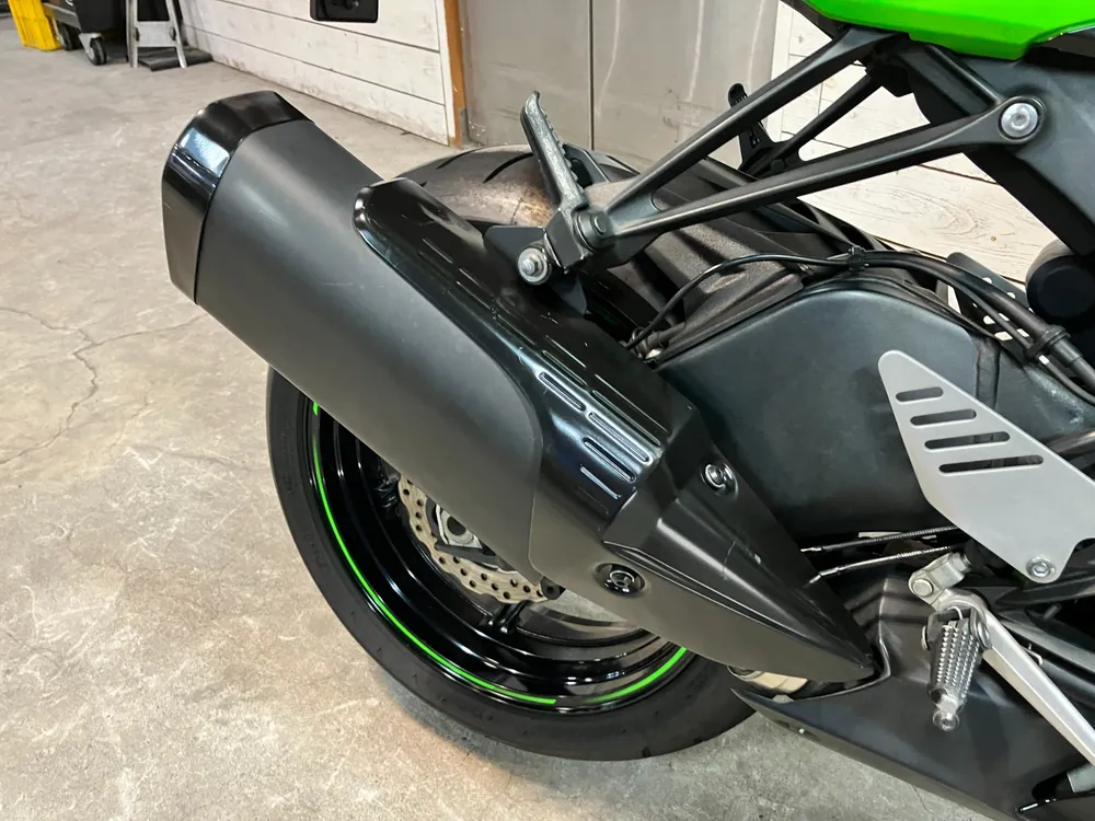 Kawasaki Ninja ZX-6RABS 2015, lime / black / white, фото 12