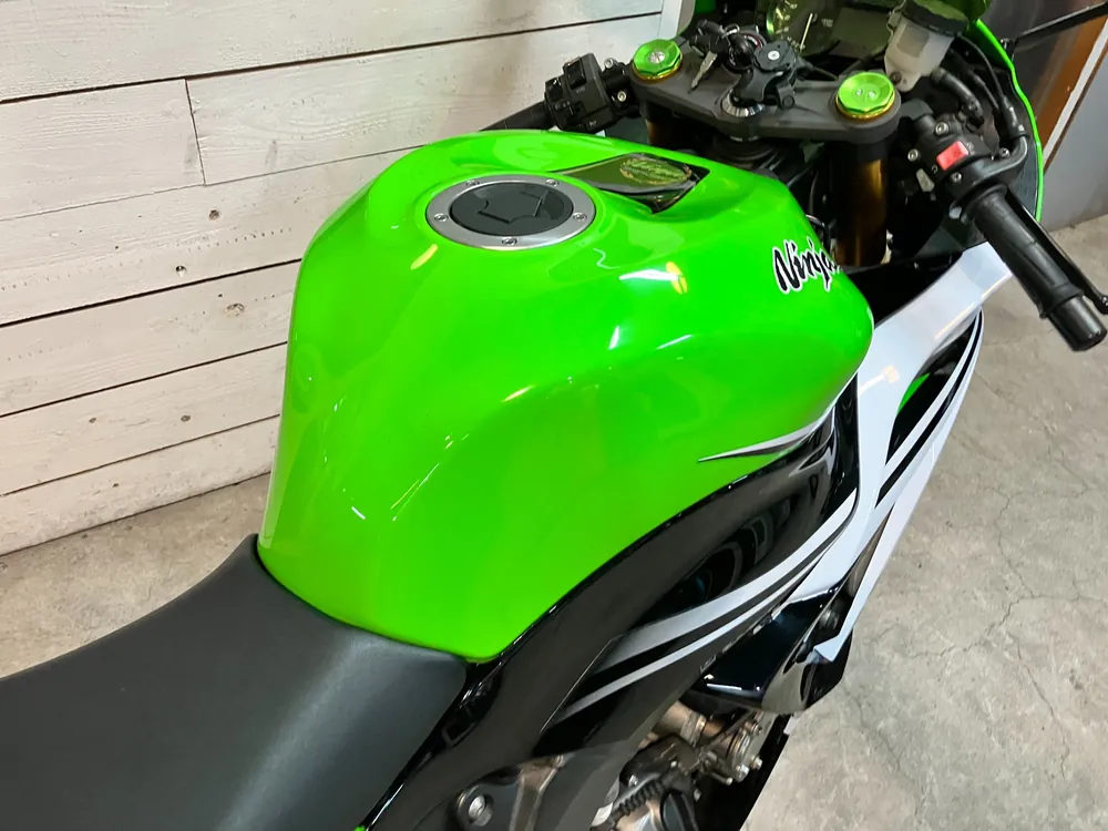 Kawasaki Ninja ZX-6RABS 2015, lime / black / white, фото 15