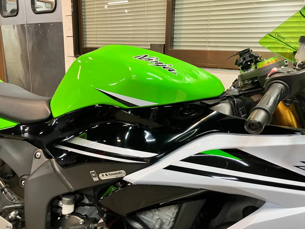 Kawasaki Ninja ZX-6RABS 2015, lime / black / white, фото 16