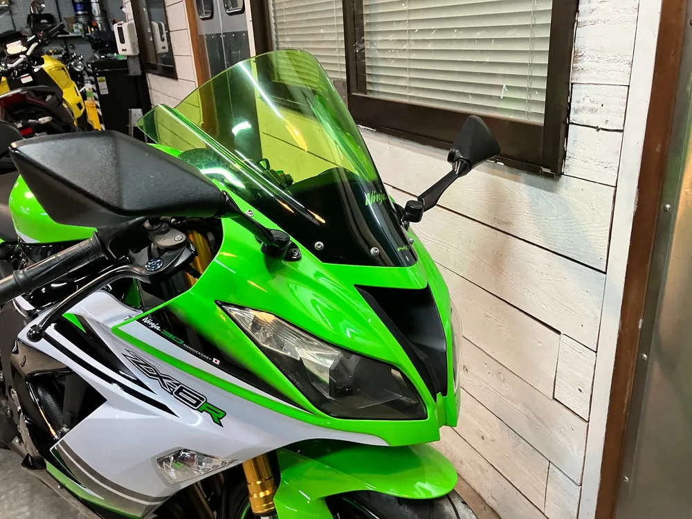 Kawasaki Ninja ZX-6RABS 2015, lime / black / white, фото 18