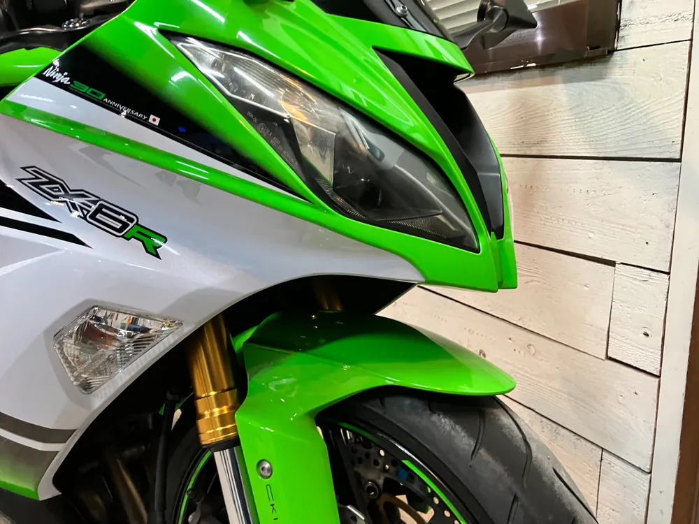 Kawasaki Ninja ZX-6RABS 2015, lime / black / white, фото 19