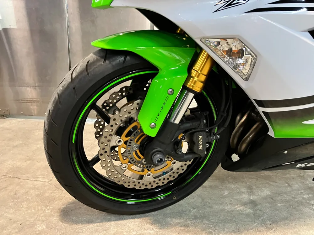 Kawasaki Ninja ZX-6RABS 2015, lime / black / white, фото 20