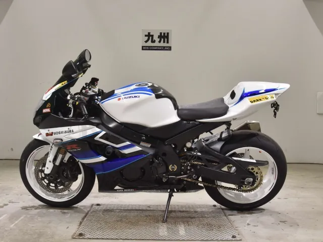 Suzuki GSX-R1000 2005, белый, синий, фото 2