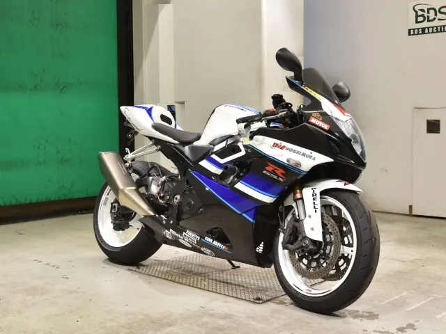 Suzuki GSX-R1000 2005, белый, синий, фото 3
