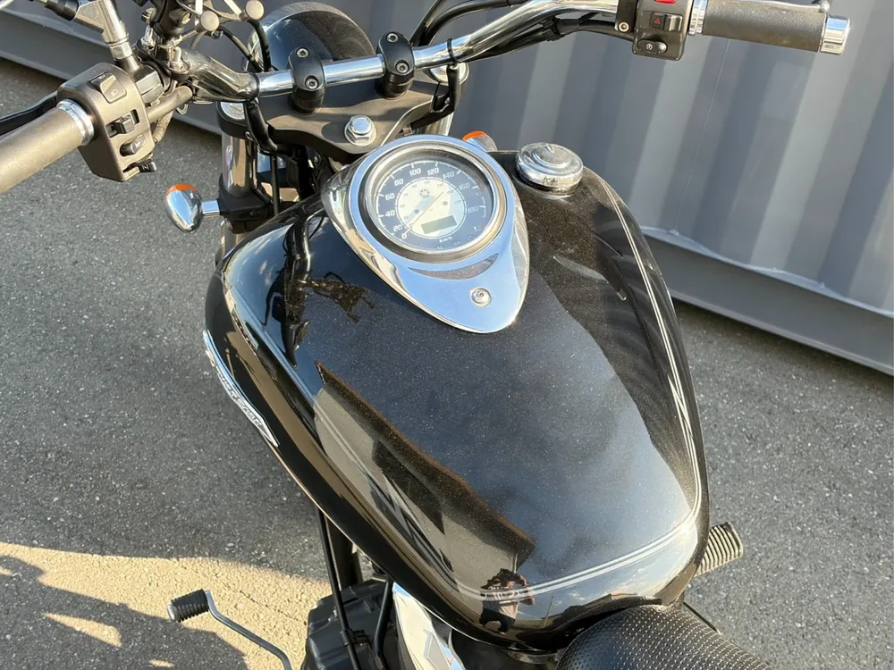 Yamaha Dragstar 1100 2010, чёрный, фото 11