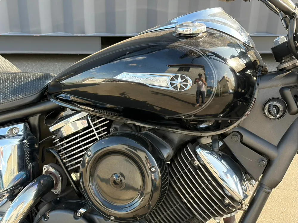Yamaha Dragstar 1100 2010, чёрный, фото 4