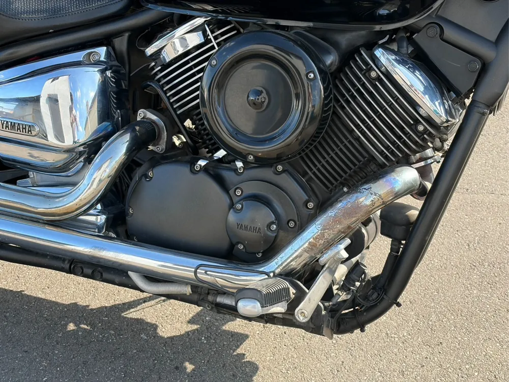 Yamaha Dragstar 1100 2010, чёрный, фото 5