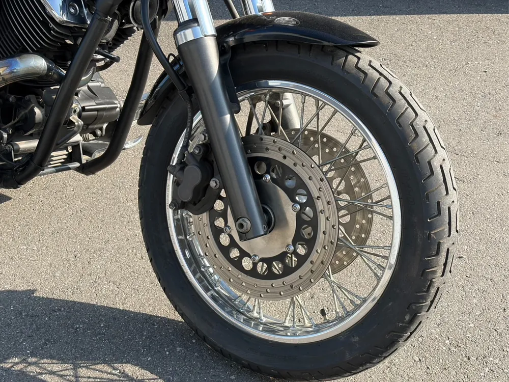 Yamaha Dragstar 1100 2010, чёрный, фото 7