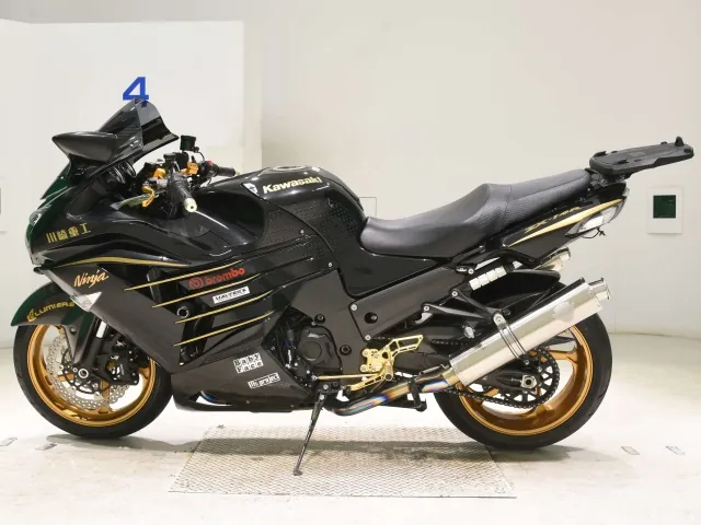 Kawasaki ZX-14RA 2012, black | gold, фото 2