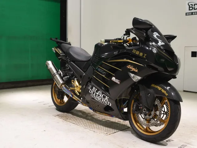 Kawasaki ZX-14RA 2012, black | gold, фото 3