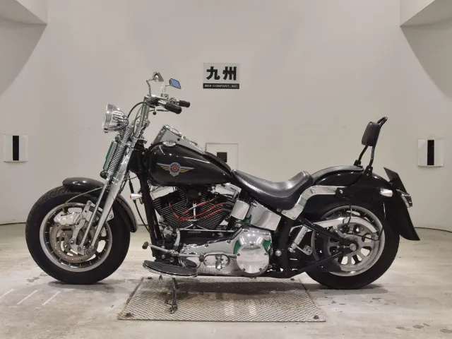 Harley-Davidson FLSTF 1450 2000, чёрный, фото 2
