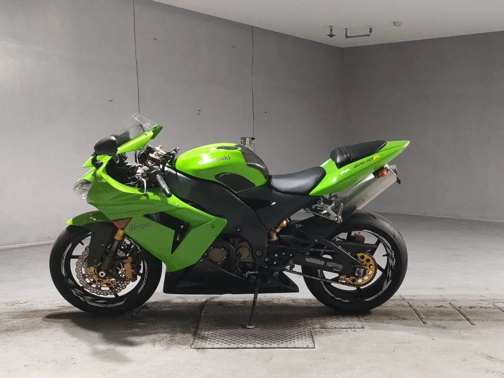 Kawasaki ZX-10R 2004, зелёный, фото 2