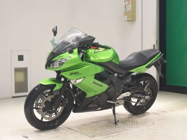Kawasaki Ninja 400R 2013, зелёный, фото 4