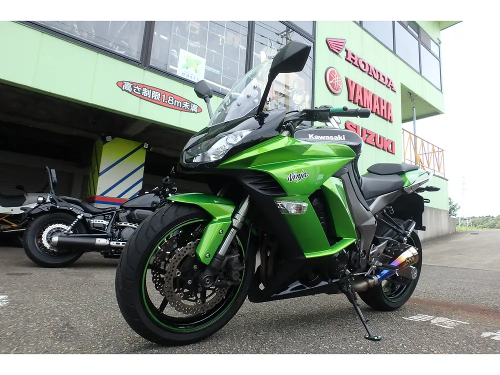Kawasaki Ninja 1000 2011, black/green, фото 16