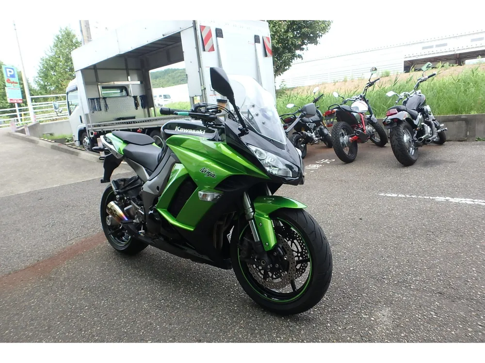 Kawasaki Ninja 1000 2011, black/green, фото 3