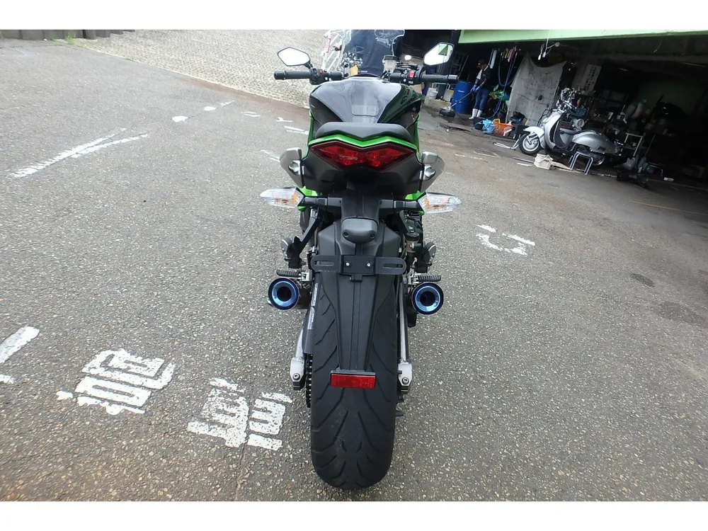 Kawasaki Ninja 1000 2011, black/green, фото 8