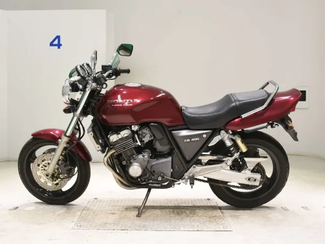 Honda Steed 400 VLX 1994, бордовый, фото 2