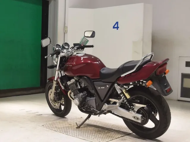 Honda Steed 400 VLX 1994, бордовый, фото 6