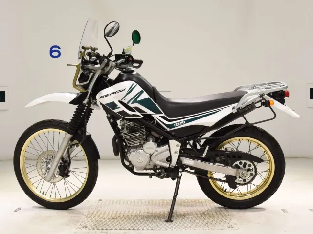 Yamaha Serow 250, white | green, фото 2