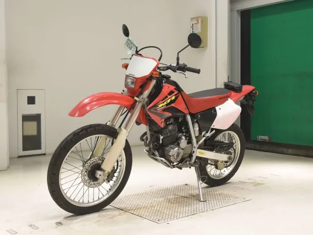 Honda XR250, красный, чёрный, фото 4
