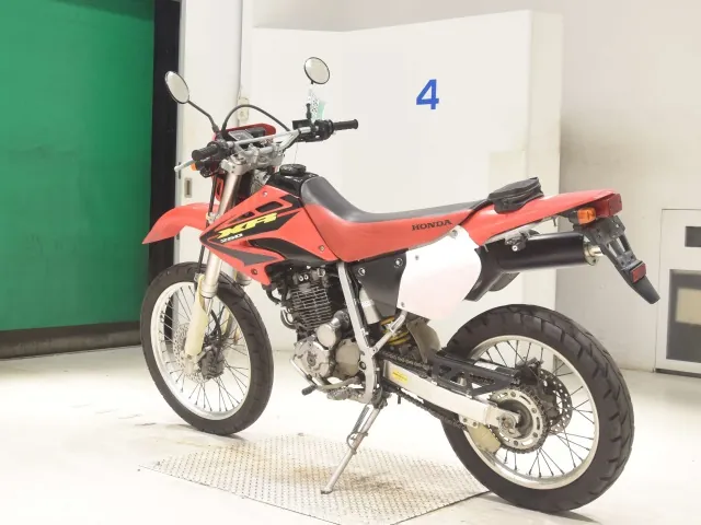 Honda XR250, красный, чёрный, фото 6