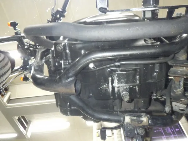 Kawasaki 250TR BJ250F, matt black, фото 7