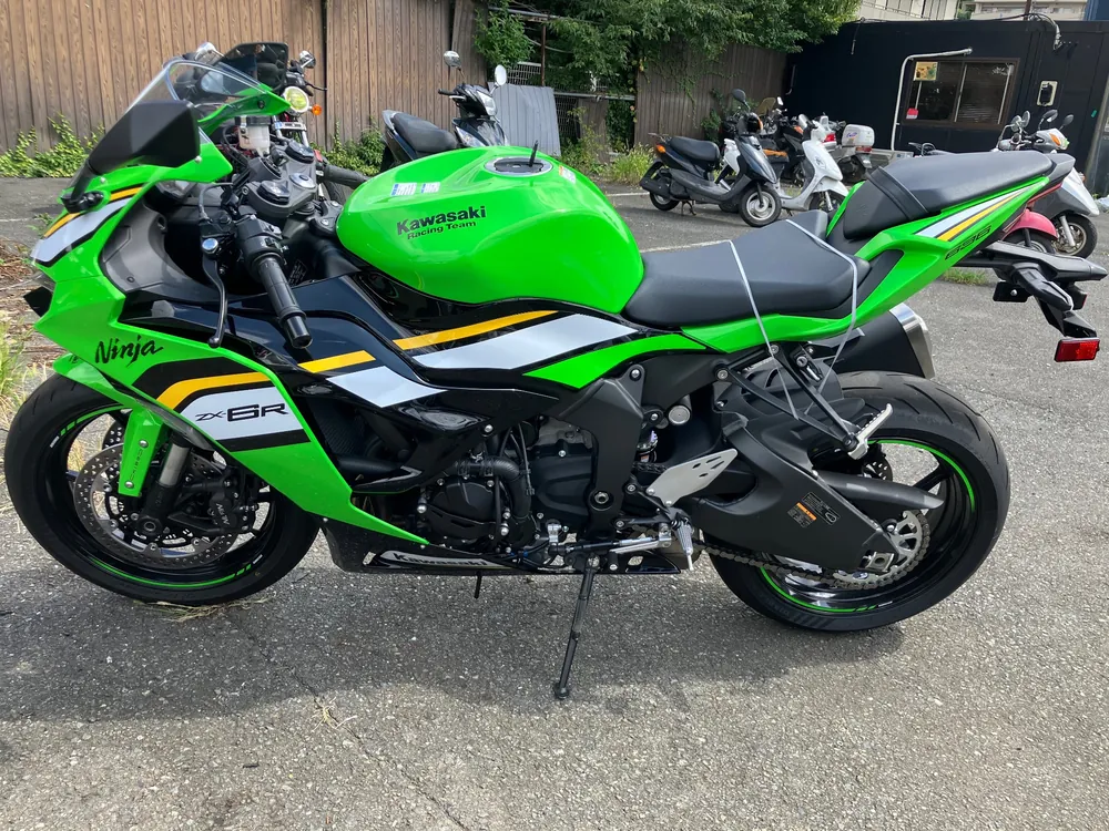 Kawasaki Zx-6Ra 2026, чёрный, lime, фото 2