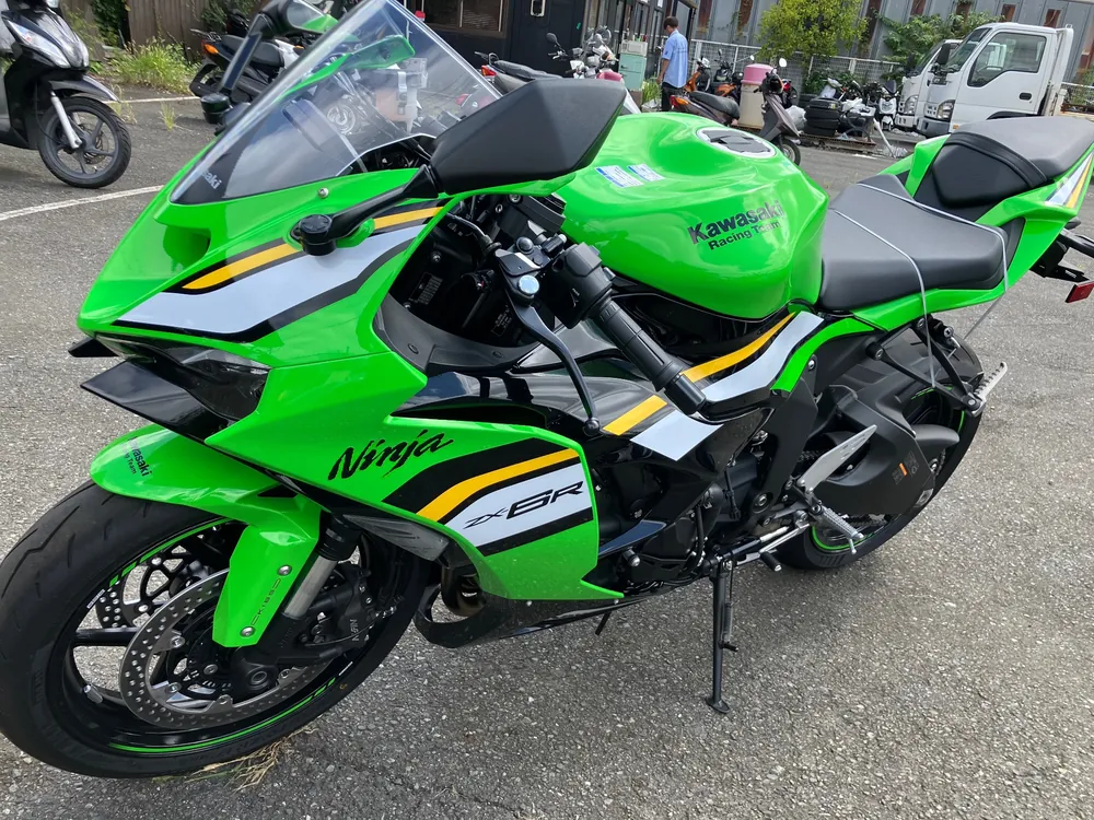 Kawasaki Zx-6Ra 2026, чёрный, lime, фото 4