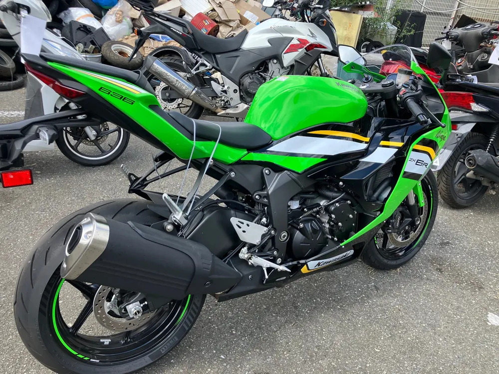 Kawasaki Zx-6Ra 2026, чёрный, lime, фото 5