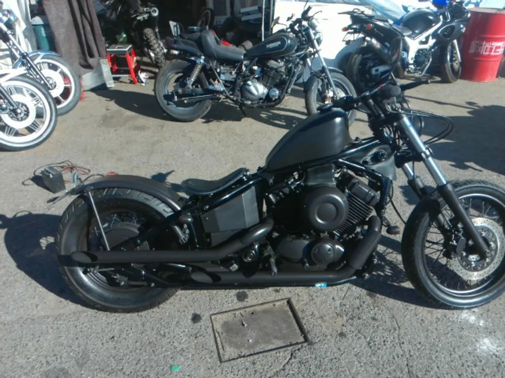Yamaha Drag Star 400 Classic 2006, mat black, фото 4