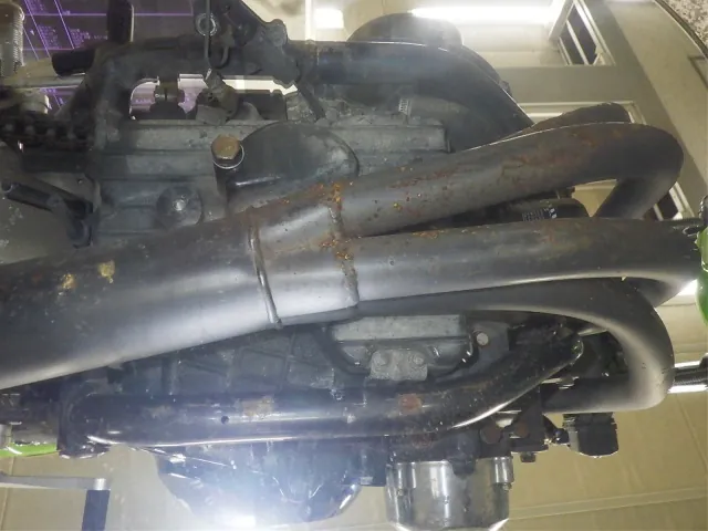 Kawasaki ZRX400-II 1994, зелёный, фото 7