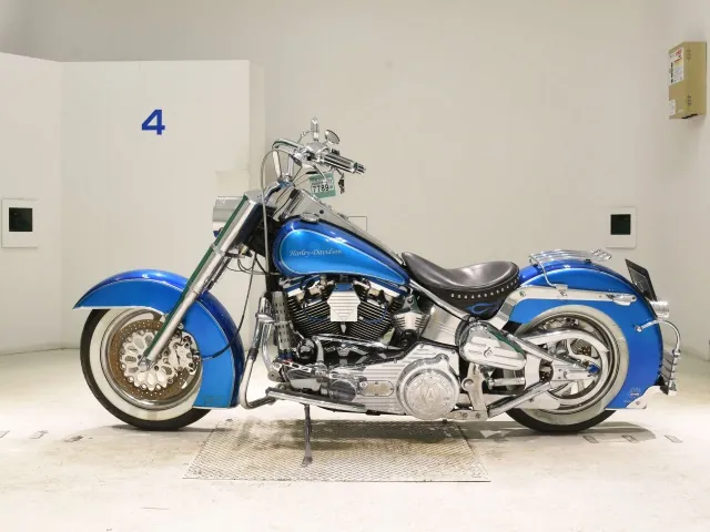 Harley-Davidson FLSTF1340 1997, синий, фото 2