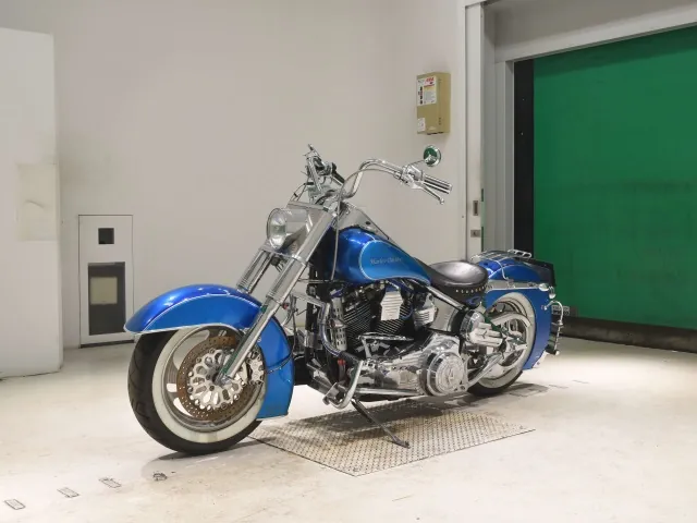 Harley-Davidson FLSTF1340 1997, синий, фото 4