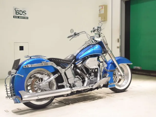 Harley-Davidson FLSTF1340 1997, синий, фото 5