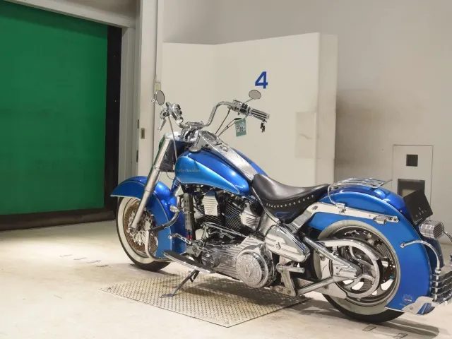 Harley-Davidson FLSTF1340 1997, синий, фото 6