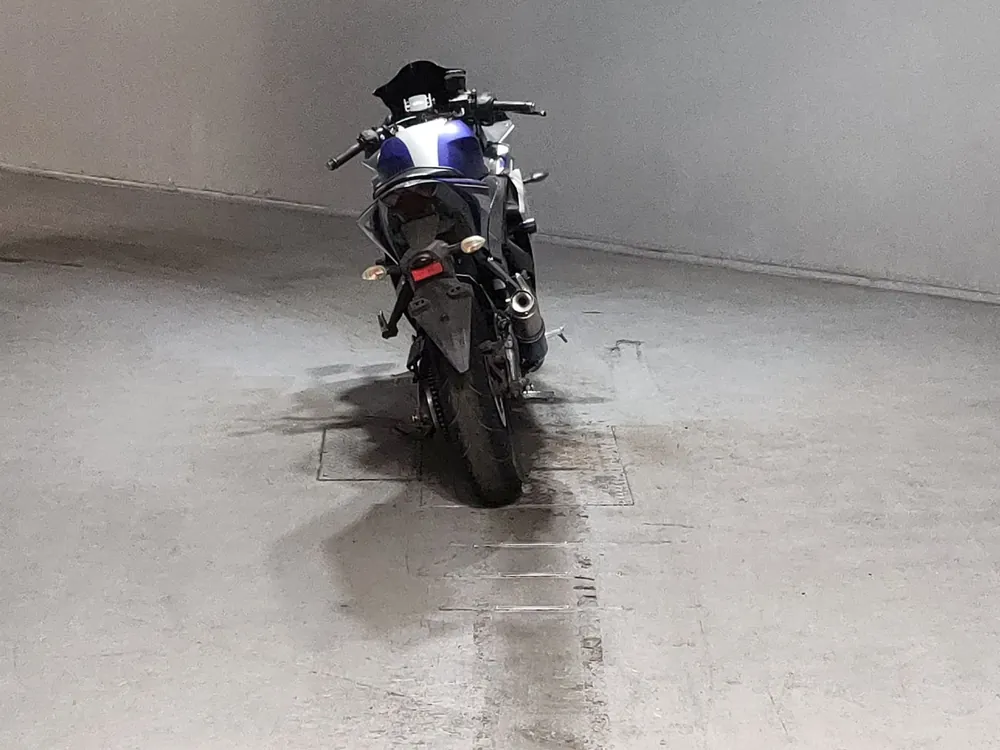 Yamaha YZF-R25, серебристый, синий, фото 4