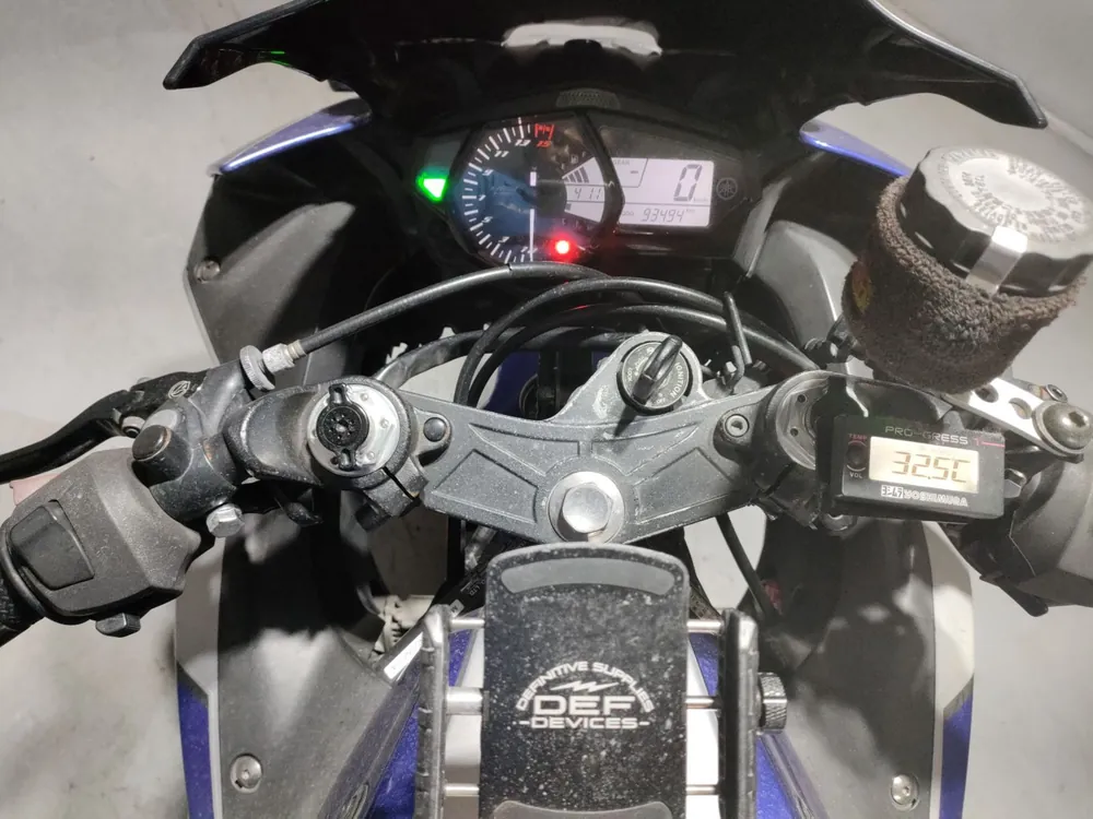 Yamaha YZF-R25, серебристый, синий, фото 5