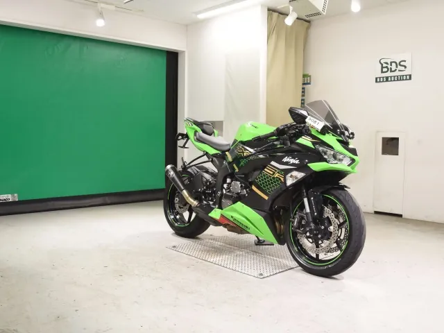Kawasaki Zx-6Ra 2020, чёрный, зелёный, фото 3