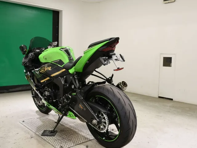 Kawasaki Zx-6Ra 2020, чёрный, зелёный, фото 6