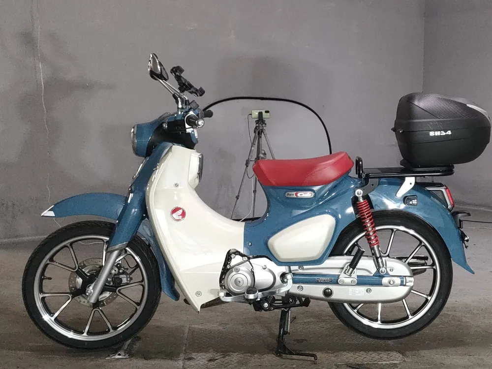 Honda C125-2, синий, фото 2
