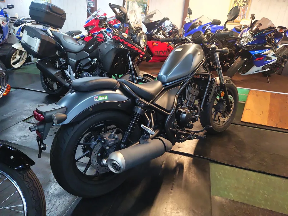 Honda Rebel 250, mat gray, фото 3