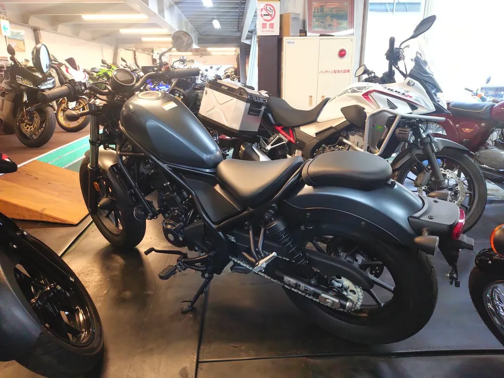 Honda Rebel 250, mat gray, фото 4