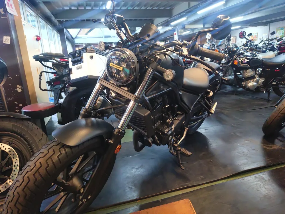 Honda Rebel 250, mat gray, фото 6
