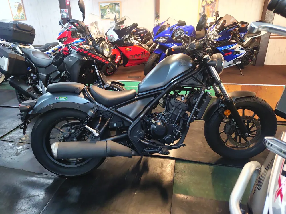 Honda Rebel 250, mat gray, фото 9