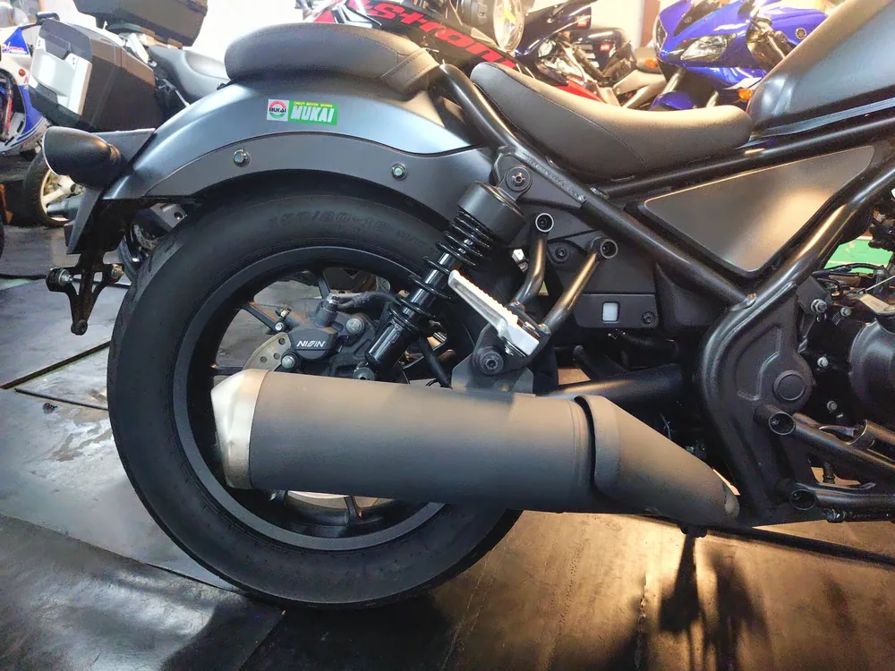 Honda Rebel 250, mat gray, фото 10