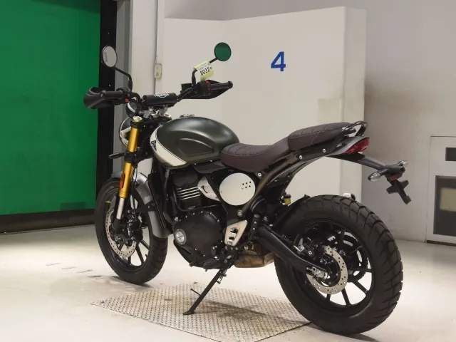 Triumph Scrambler 400 X 2026, зелёный, фото 6