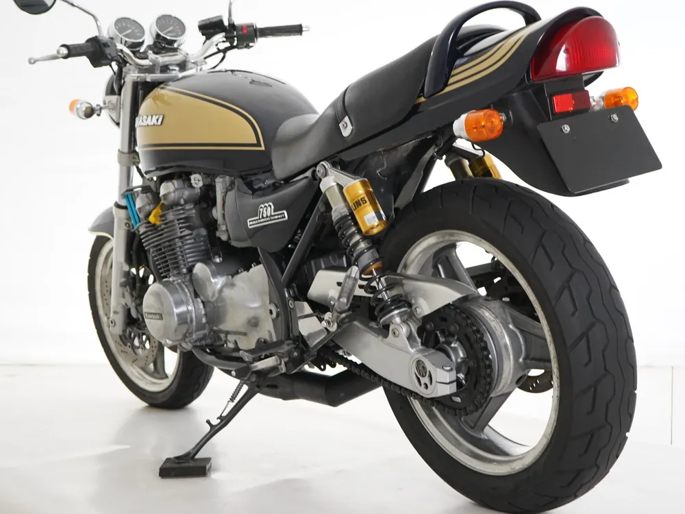 Kawasaki Zephyr750RS 1995, navy blue/gold, фото 8
