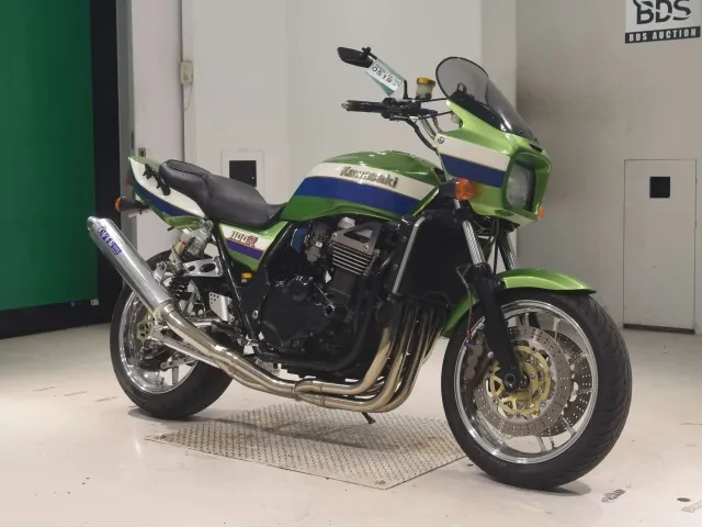 Kawasaki ZRX1100 1998, зелёный, фото 3