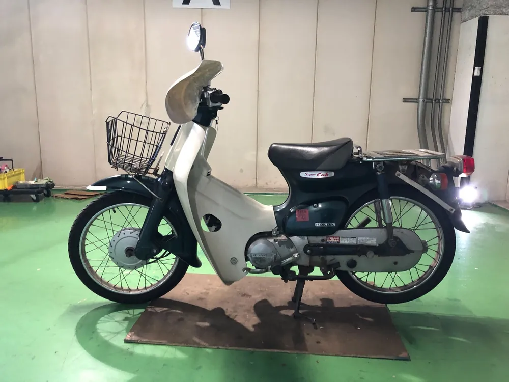 Honda Super Cub, green / white, фото 2